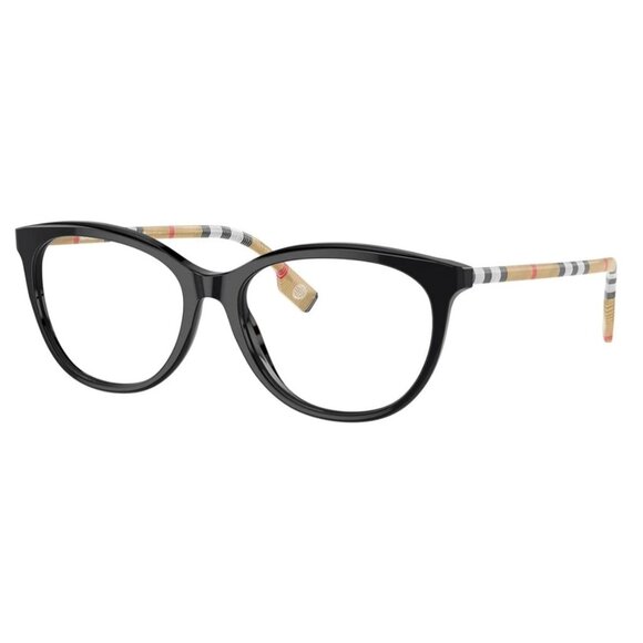 NEW BURBERRY EYEGLASSES BLACK WOMEN EYEWEAR BURBERRY BE2390 3853